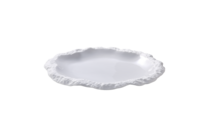 Bord 25 cm wit porselein Calcaire