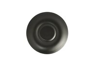 Cappuccino schotel 14 cm Aroma Matt zwart