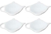 Schaaltje voor theezakje - set 4 stuks