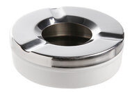 Asbak RVS 9,5 cm met deksel