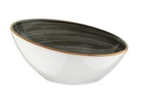 Kom schuin 18 cm Space Grey Aura