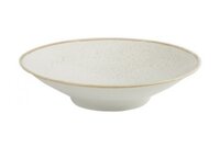 Diep bord op voet 26 cm Oatmeal