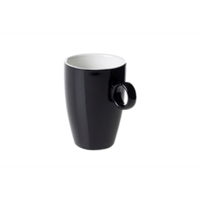 Beker 23 cl zwart Bart Maastricht Porselein