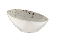 Kom schuin 18 cm Bonna Grain Off-white