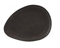 Bord ovaal 34 cm Rustico Flint