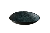 Bord diep 24 cm Q Raw Chameleon Zwart-blauw