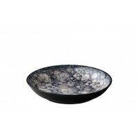 Diep bord 21 cm Q Authentic Bubble zwart