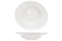 Pastabord ovaal 31 x 27,5 cm Budget wit