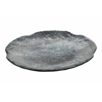 Bord 31 cm Endure Melamine zwart/marmer