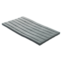 Schaal 35 x 21 cm rechthoekig Endure Melamine grijs