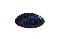 Bord 21 cm Triangle blauw Jersey