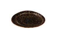 Bord 17 cm Triangle bruin Jersey