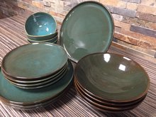 Bord rond 26 cm Mundok groen