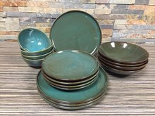 Diep bord 20,5 cm Mundok groen