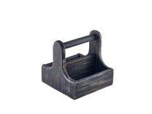 Tafelcaddy hout zwart