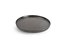Bord plat rond 28,5 cm Yong Verso Black stapelbaar