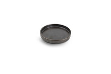 Bordje plat rond 14 cm Yong Verso Black stapelbaar