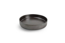 Diep bord rond 24 cm Yong Verso Black stapelbaar