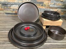 Kom 16 cm Yong Verso Black stapelbaar