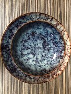 Diep bord 19 cm Yong Hazy Blue