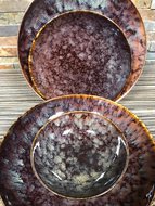 Bord 26 cm Yong Hazy Black