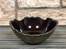 Kom 16 cm gebroken rand Raw by Kevala