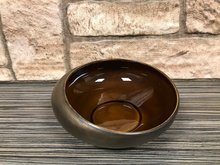 Schuin bord 21 cm Metallic goud Raw by Kevala