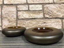 Bord donut 17 cm goud metallic Raw by Kevala