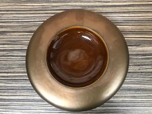 Bord donut 17 cm goud metallic Raw by Kevala