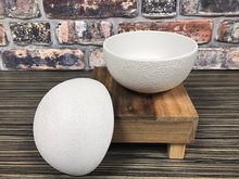 Ronde kom met deksel 15,8 cm Vulcano wit Raw by Kevala