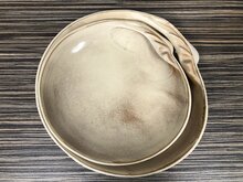 Schelp bord Sand 28,3 cm Raw by RBC