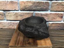Natuursteen Lava bord met deksel 16,5 cm Raw by RBC