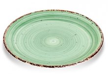 Gural Ent Plat bord Groen 27 cm doorsnee