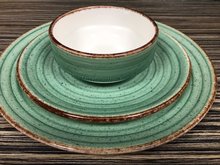 Gural Ent Diep Bord Groen 20 cm