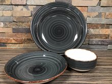 Gural Ent Plat bord antraciet 27 cm