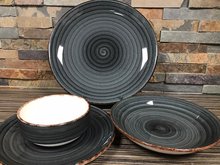 Gural Ent Plat bord antraciet 21 cm