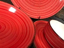 Gural Ent Plat bord rood 21 cm