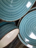 Gural Ent Plat bord blauw 27 cm