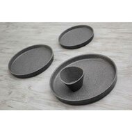 Melamine Bord 40,5 cm Cheforward Infuse Grijs 1