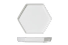 Zes hoekig bord 20,5 cm x 18 cm Hive
