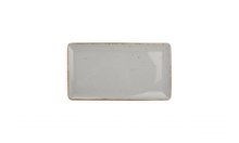 Plat bord 24cm x 13cm Collect Grijs