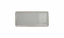 Plat bord 29cm x 13cm Collect Grijs