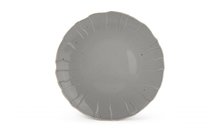 Plat gestructureerd bord 31cm Collect Grijs