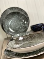 Schaal ovaal 31 x 24 cm Cosmos Black