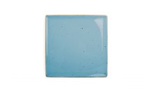 Plat bord 25.5cm x 25.5cm Collect Blauw