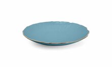 Diep gestructureerd bord 30cm Collect Blauw