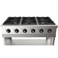 Gaskooktafel 6BR Combisteel Base 700