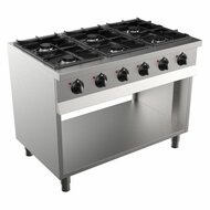 Gaskooktafel 6BR Combisteel Base 700