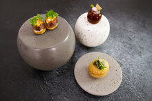 ShApes bol grijs 13,5 x 13 cm