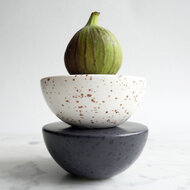 ShApes halve bol zwart 8,5 x 4 cm